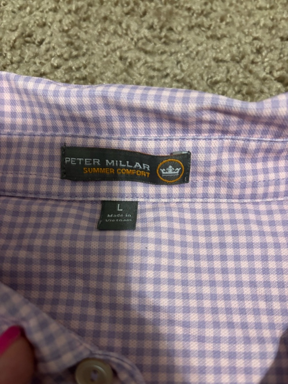 Peter Miller Summer Comfort Polo Size Large - Picture 4 of 4